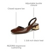 image:imageNaturalizer JaylaCappuccino Brown Faux Leather