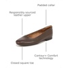 image:imageNaturalizer KellyBalletChocolate Bar Brown Leather
