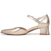 image:imageNaturalizer MaddoxChampagne Metallic Leather