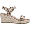 image:imageNaturalizer Stella4 Strappy SandalsBeige Snake Print Leather