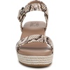 image:imageNaturalizer Stella4 Strappy SandalsBeige Snake Print Leather