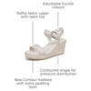 image:imageNaturalizer Stella4 Strappy SandalsEggshell Beige Raffia