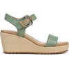 image:imageNaturalizer Stella4 Strappy SandalsGreen Multi Faux Raffia