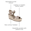 image:imageNaturalizer Stella4 Strappy SandalsWarm Silver Leather