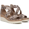 image:imageNaturalizer Women Goodtimes Casual Ankle Straps Wedge SandalBeige Snake Print