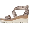 image:imageNaturalizer Women Goodtimes Casual Ankle Straps Wedge SandalBeige Snake Print