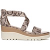 image:imageNaturalizer Women Goodtimes Casual Ankle Straps Wedge SandalBeige Snake Print