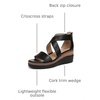 image:imageNaturalizer Women Goodtimes Casual Ankle Straps Wedge SandalBlackBlack Wedge