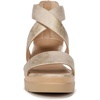 image:imageNaturalizer Women Goodtimes Casual Ankle Straps Wedge SandalGold Faux Leather