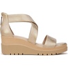 image:imageNaturalizer Women Goodtimes Casual Ankle Straps Wedge SandalGold Faux Leather