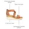 image:imageNaturalizer Women Goodtimes Casual Ankle Straps Wedge SandalToffee