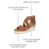 image:imageNaturalizer Women Goodtimes Casual Ankle Straps Wedge SandalToffee Brown Synthetic