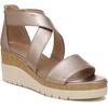 image:imageNaturalizer Women Goodtimes Casual Ankle Straps Wedge SandalWarm Silver Synthetic