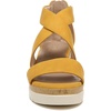 image:imageNaturalizer Women Goodtimes Casual Ankle Straps Wedge SandalYellow Faux Leather