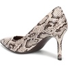 image:imageNaturalizer Womens Anna PumpBeige Snake Print Leather