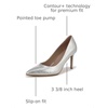 image:imageNaturalizer Womens Anna PumpSilver Metallic Snake