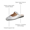 image:imageNaturalizer Womens Apple Slip On Mary Jane MuleSilver Metallic