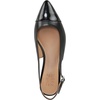 image:imageNaturalizer Womens Banks Slingback PumpBlack Leather Toe Cap
