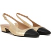 image:imageNaturalizer Womens Banks Slingback PumpGold MetallicBlack Toe Cap