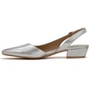 image:imageNaturalizer Womens Banks Slingback PumpSilver Metallic Leather