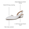 image:imageNaturalizer Womens Banks Slingback PumpWhite Leather