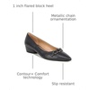 image:imageNaturalizer Womens Becca Ballet FlatNavy Blue Leather