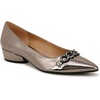 image:imageNaturalizer Womens Becca Ballet FlatPewter Silver Metallic