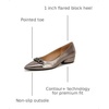 image:imageNaturalizer Womens Becca Ballet FlatPewter Silver Metallic