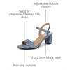 image:imageNaturalizer Womens Bristol SandalDenim Blue Metallic Twill