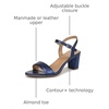 image:imageNaturalizer Womens Bristol SandalDusk Blue Metallic Snake