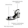image:imageNaturalizer Womens Bristol SandalSilver Mirror Metallic