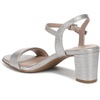 image:imageNaturalizer Womens Bristol SandalSoft Silver Metallic Linen
