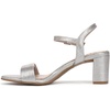 image:imageNaturalizer Womens Bristol SandalSoft Silver Metallic Linen