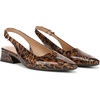 image:imageNaturalizer Womens Ginger Snip Toe Slingbacks PumpCheetah Patent Brown