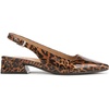 image:imageNaturalizer Womens Ginger Snip Toe Slingbacks PumpCheetah Patent Brown