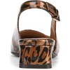 image:imageNaturalizer Womens Ginger Snip Toe Slingbacks PumpCheetah Patent Brown