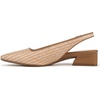 image:imageNaturalizer Womens Ginger Snip Toe Slingbacks PumpPearl Straw Tan