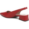 image:imageNaturalizer Womens Ginger Snip Toe Slingbacks PumpRed Faux Leather