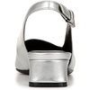image:imageNaturalizer Womens Ginger Snip Toe Slingbacks PumpSilver Metallic