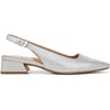 image:imageNaturalizer Womens Ginger Snip Toe Slingbacks PumpSilver Textured Metallic