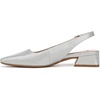 image:imageNaturalizer Womens Ginger Snip Toe Slingbacks PumpSilver Textured Metallic