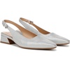 image:imageNaturalizer Womens Ginger Snip Toe Slingbacks PumpSilver Textured Metallic