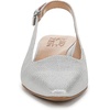 image:imageNaturalizer Womens Ginger Snip Toe Slingbacks PumpSilver Textured Metallic