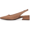 image:imageNaturalizer Womens Ginger Snip Toe Slingbacks PumpWalnut Brown Faux Raffia