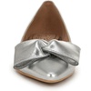 image:imageNaturalizer Womens Havana Pointed Toe Slip On Dress Ballet FlatSilver Bow