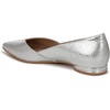 image:imageNaturalizer Womens Havana Pointed Toe Slip On Dress Ballet FlatSilver Snake Print Leather