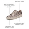 image:imageNaturalizer Womens Neela Lace Up SneakerBeige Snake Print