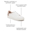 image:imageNaturalizer Womens Neela Lace Up SneakerWhite Synthetic