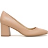 image:imageNaturalizer Womens Warner Square Toe Block Heel PumpBarely Nude