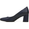 image:imageNaturalizer Womens Warner Square Toe Block Heel PumpFrench Navy Blue